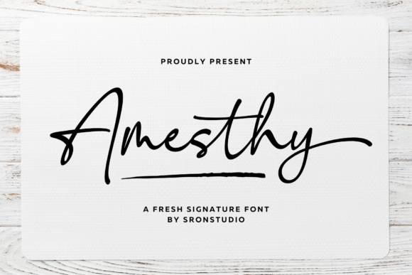 Amesthy Font: Elevate Your Brand’s Elegance with a Signature Typeface