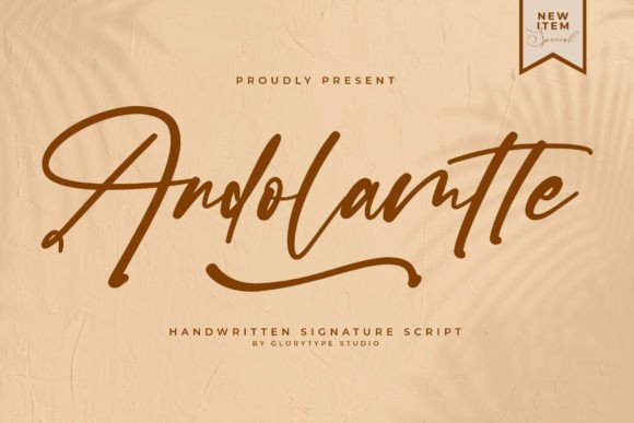 Andolamtte: A Handwritten Font for Modern Web Design
