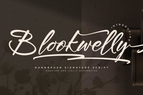 Blookwelly: A Premium Script Font for Campaigns That Demand Personality