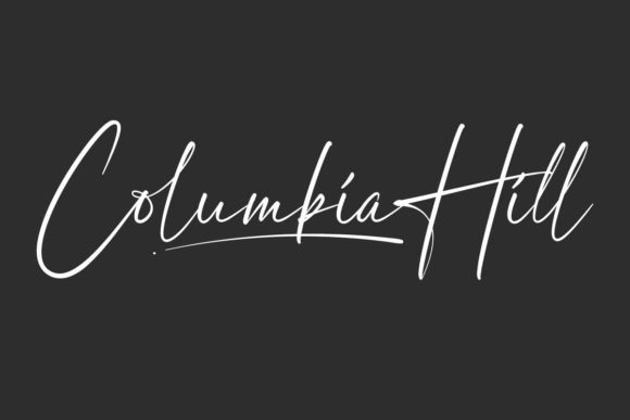 Columbia Hill: A Professional Script Font for Real-World Branding
