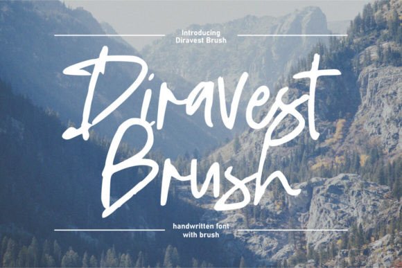 Diravest Brush Font: A Script Amp Masterpiece for Modern Branding