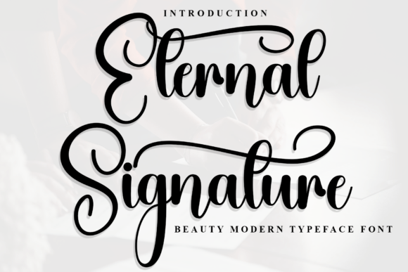 Eternal Signature: A Festive Typeface for Digital Branding