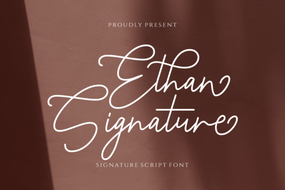 Ethan Signature Font: A Beautiful Display Typeface for Digital Design