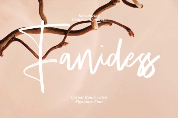 Fanidess Font: A Signature Script for Standout Branding and Campaigns