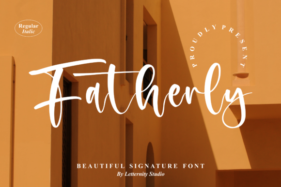 Fatherly Font: A Beautiful Script for Business Branding