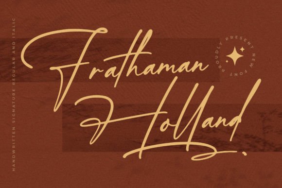 Frathaman Holland Font – A Signature Style for Stronger Branding