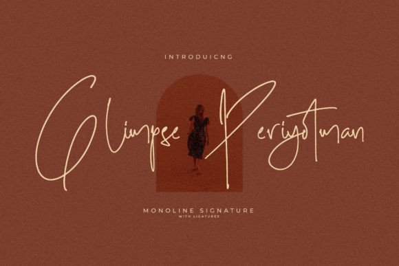 Glimpse Periyotman: A Handwritten Typeface That Elevates Your Brand