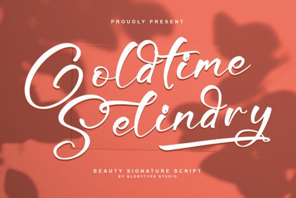 Goldtime Selindry: A Premium Handwritten Font for Campaign Elegance