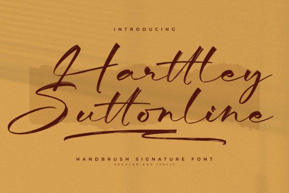 Harttley Suttonline Font – A Signature Typeface for Digital Design