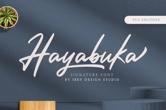 Hayabuka: A Handwritten Typeface That Elevates Brand Identity