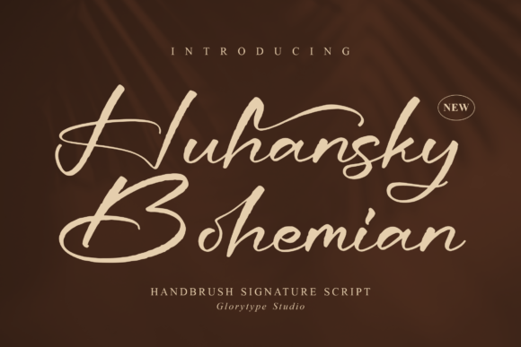 Huhansky Bohemian Font: A Romantic Typeface for Real Business Magic