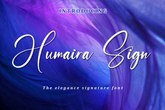 Humaira Sign: A Classy Typeface for Campaign Design