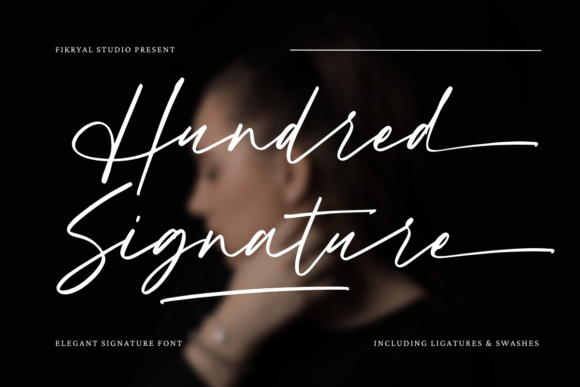 Hundred Signature: A Luxurious Font for Modern Web Design