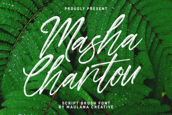 Masha Chantou: A Handcrafted Script Font for Real Creators