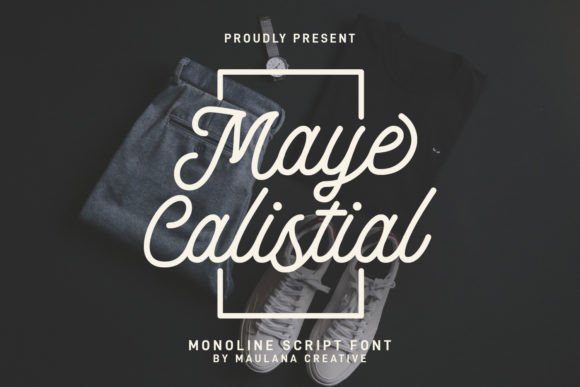 Maye Calistial: A Script Font That Elevates Brand Identity