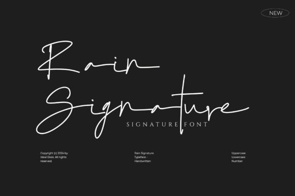 Rain Signature: A Script Font That Elevates Brand Identity