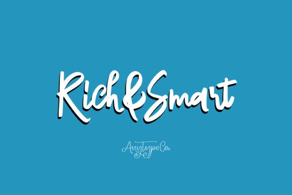 Rich Smart: A Handwritten Typeface That Elevates Brand Identity