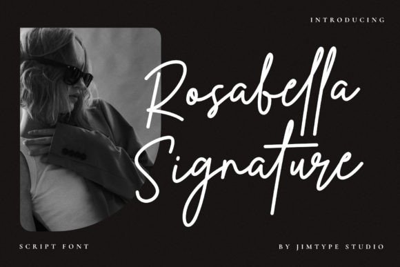 Rosabella Signature Font: A Graceful Typeface for Editorial Design