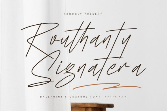 Routhanty Signatera: A Luxurious Script Font for Crafters and Creators