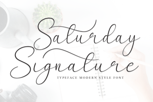 Saturday Signature: A Handwritten Font That Feels Like a Personal Touch
