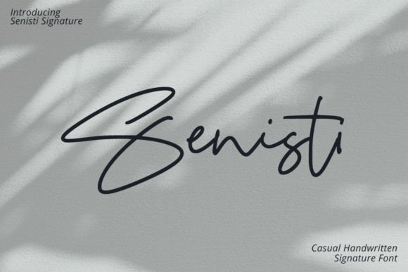 Senisti: A Premium Script Font for Branding with Soul