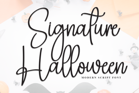 Signature Halloween Font: A Spooky Typeface for Creative Campaigns