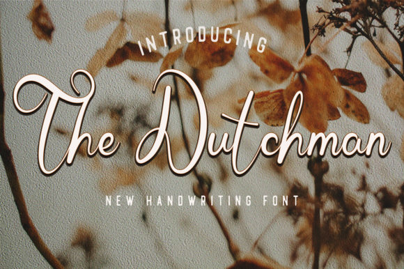 The Dutchman Font: Elegance for Your Craft Projects