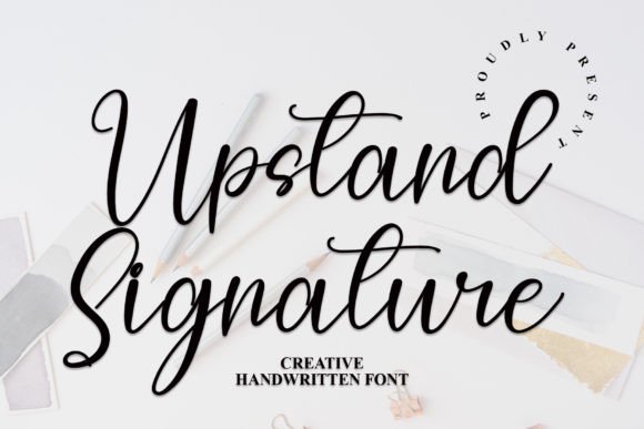 Upstand Signature: A Beautiful Script Font for Web Design